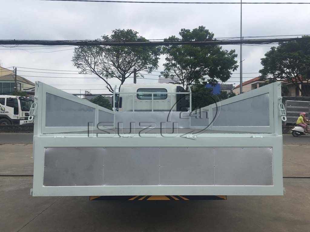 Xe tải Isuzu NPR 400 3T5 thùng lửng 5 bửng mở