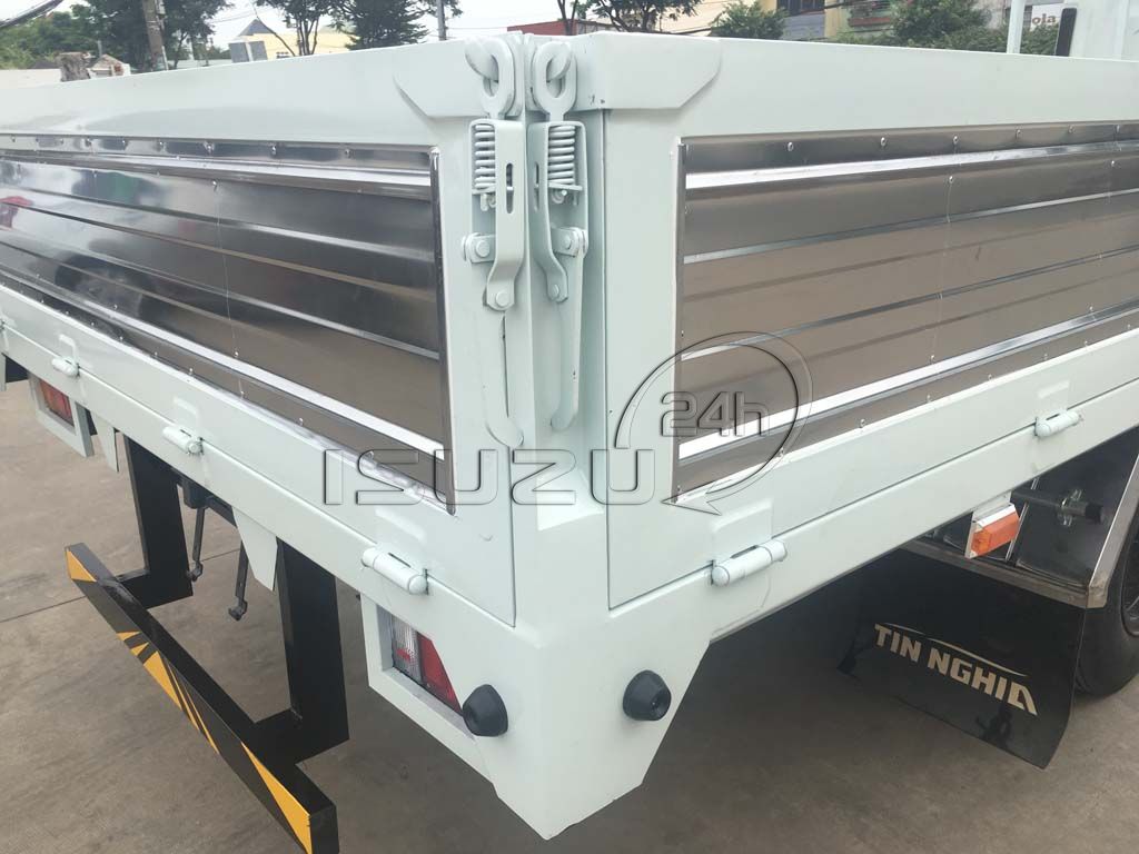 Xe tải Isuzu NPR 400 3T5 thùng lửng 5 bửng mở