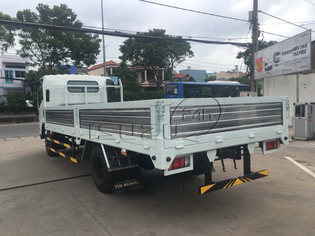 Xe tải Isuzu NPR 400 3T5 thùng lửng 5 bửng mở