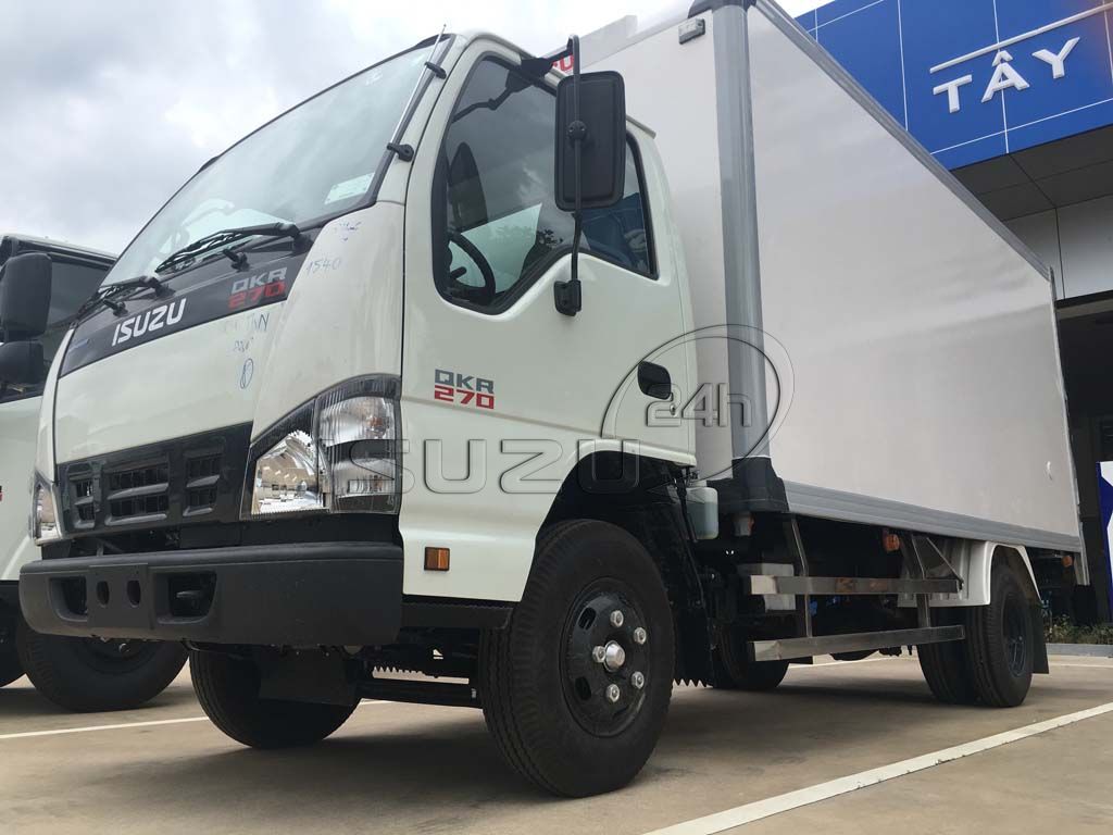 Xe tải Isuzu 1T9 QKR 270 thùng kín composite bảo ôn