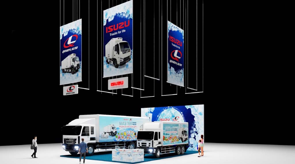 GIAN HÀNG ISUZU TẠI VIETFISH 2019 ISUZU - QUYEN AUTO