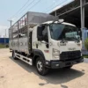 Thùng mui bạt bửng nhôm mở 02 cửa sổ thùng đóng trên nền xe Isuzu FSR800 8 tấn